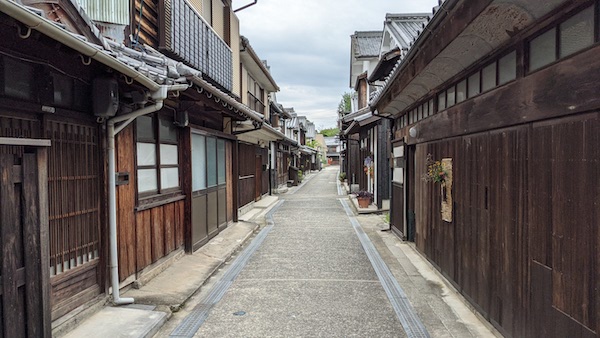 御手洗の町並み