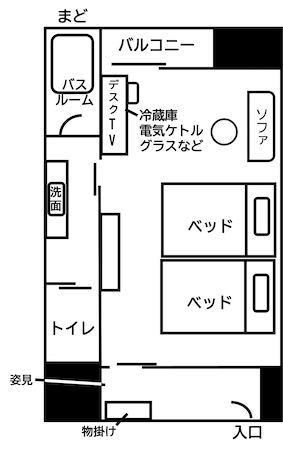 客室見取り図